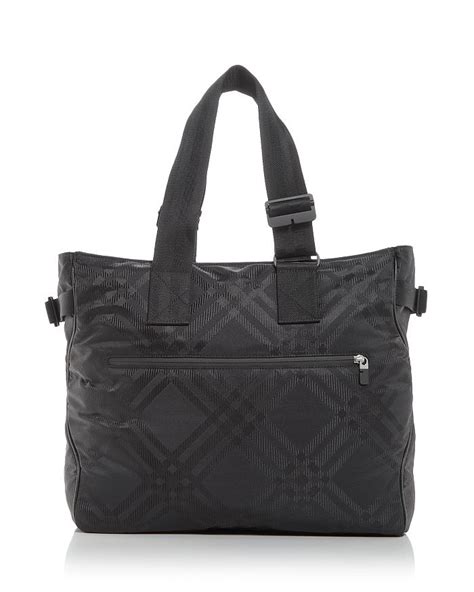 Burberry Tonal Check Jacquard Tote 